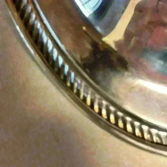 Silver Plate Bread Bowl..Unknown Manufacturer - Picture 6 of 7